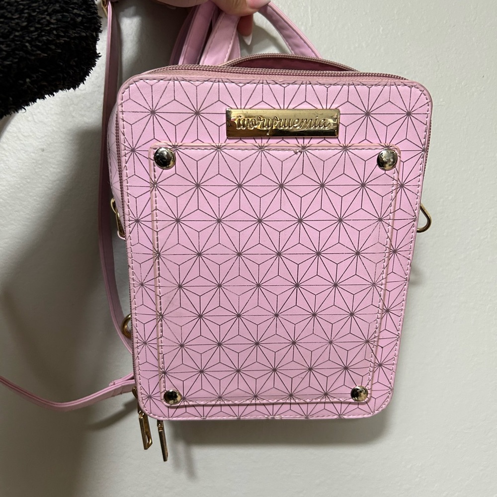 Pink Geometric Ita Backpack